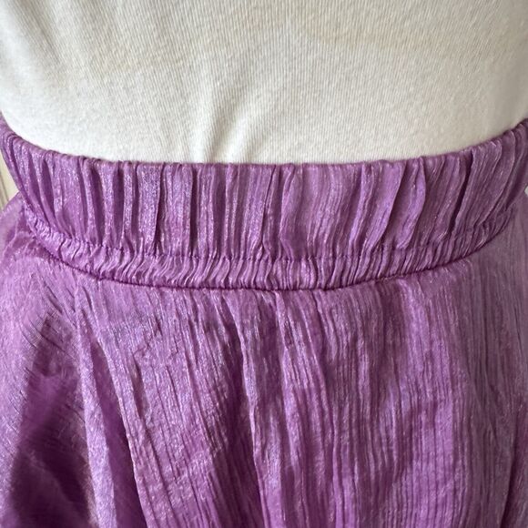 Womens Maxi Skirt XS Purple Fairy Whimsigoth Witchy Flowy Ethereal Romantic Y2K - Picture 4 of 8